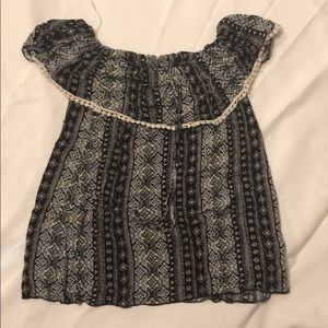 off the shoulder blouse